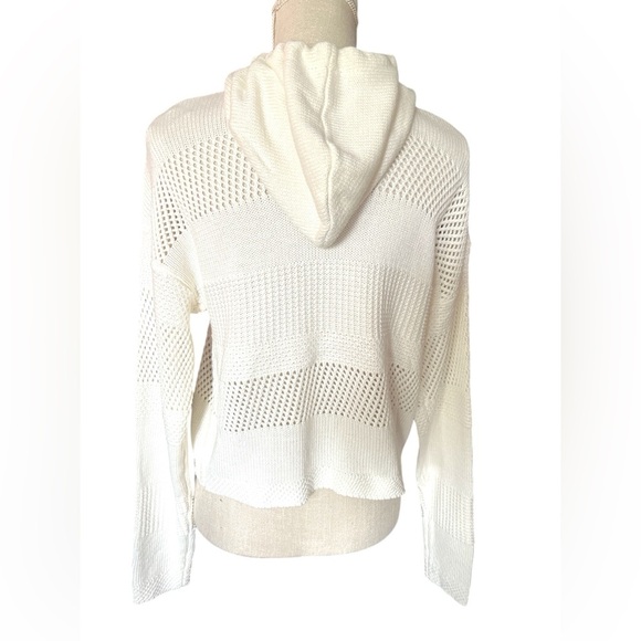 Love By Design Ivory Knit Hoodie - Picture 4 of 8